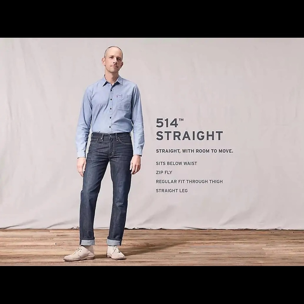 Levi’s 514 Men’s Straight Leg Jeans!